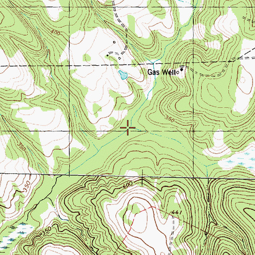 Topographic Map of Little Creek, TX