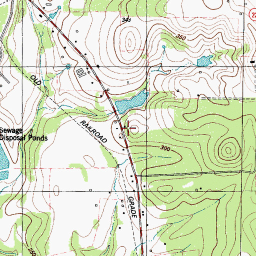 Topographic Map of Little Flock School, TX