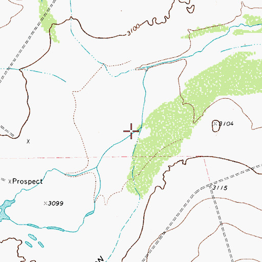 Topographic Map of Maverick Draw, TX