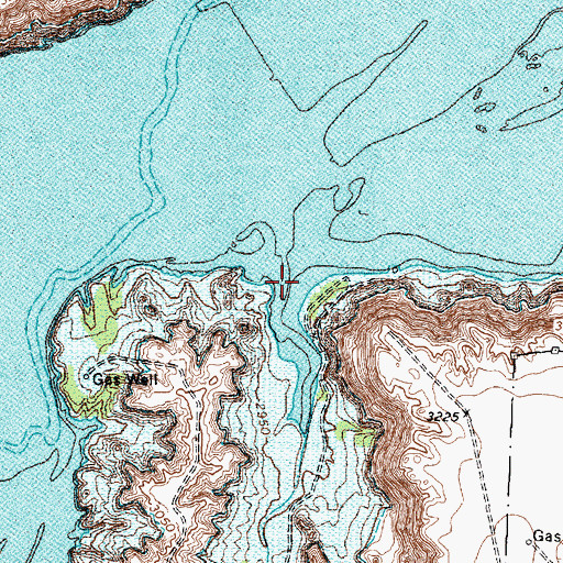 Topographic Map of McBride Canyon, TX