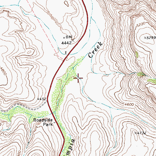Topographic Map of McCutcheon Canyon, TX