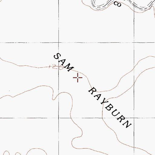 Topographic Map of McGilberry Lake, TX
