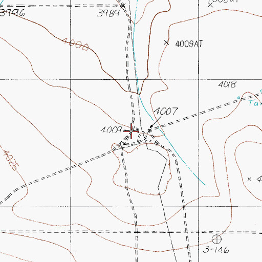Topographic Map of McGuire Well, TX
