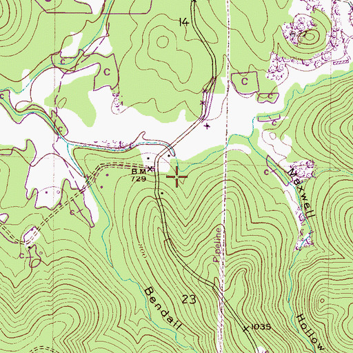Topographic Map of Rea Cemetery, AL