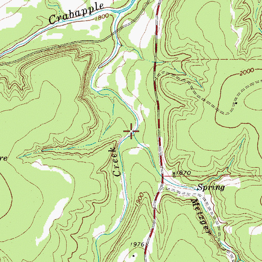 Topographic Map of Metzger Creek, TX