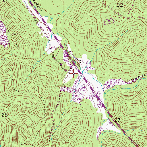 Topographic Map of Sibley Cemetery, AL