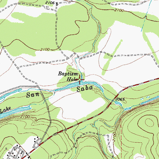 Topographic Map of Milligan Draw, TX
