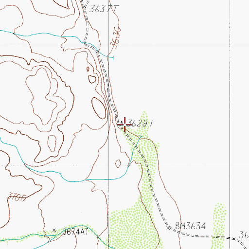 Topographic Map of Morrison Windmill, TX
