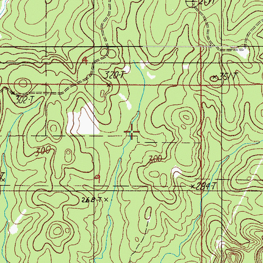 Topographic Map of Drane (historical), AL