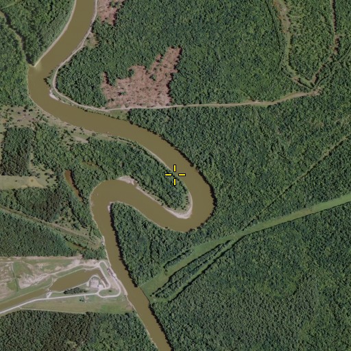 Aerial/Satellite Image of Negro Bend, TX