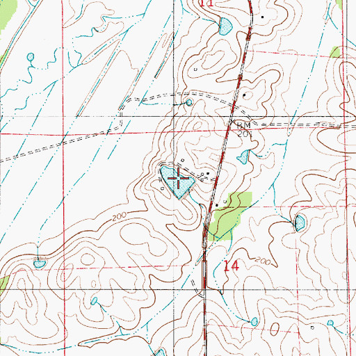 Topographic Map of Hollidays Pond, AL