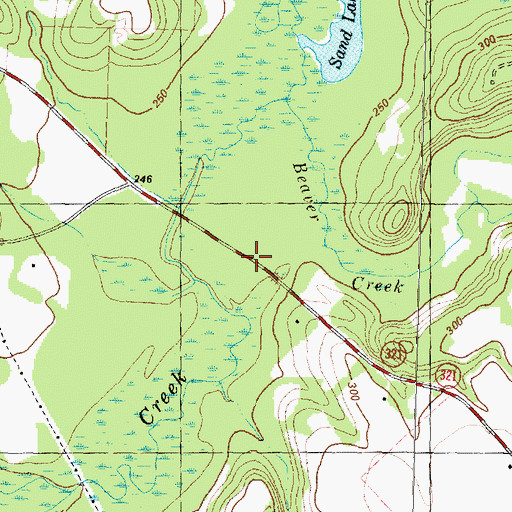 Topographic Map of New Hope Church, TX