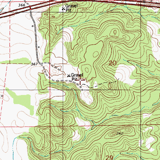 Topographic Map of Lowndes County Sanitary Landfill, AL