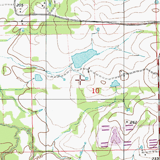 Topographic Map of Marble Stone Church (historical), AL