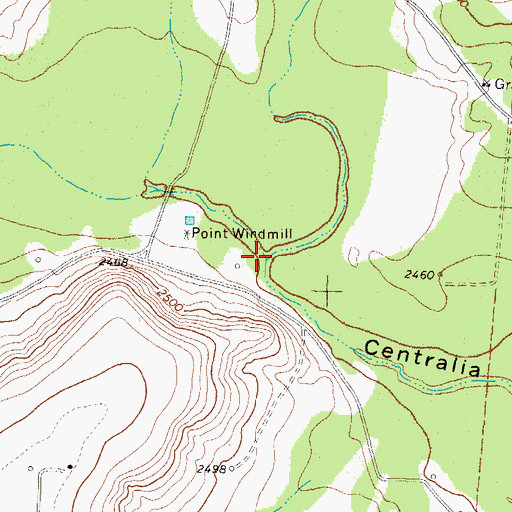 Topographic Map of North Creek Draw, TX