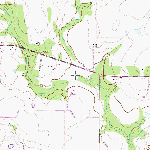 Topographic Map of North Prong Atascosa River, TX