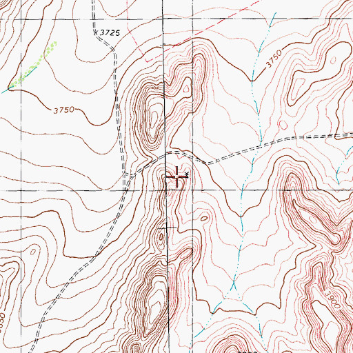 Topographic Map of Number Nine Windmill, TX