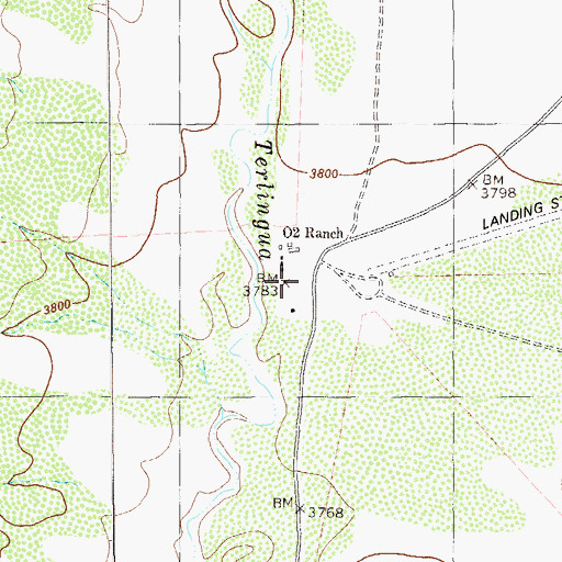 Topographic Map of O 2 Ranch, TX