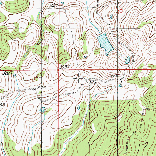 Topographic Map of Ramer Church (historical), AL