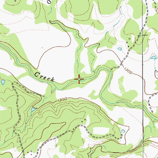 Topographic Map of Owens Branch, TX