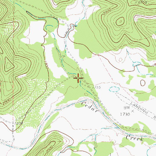 Topographic Map of Owl Hollow, TX