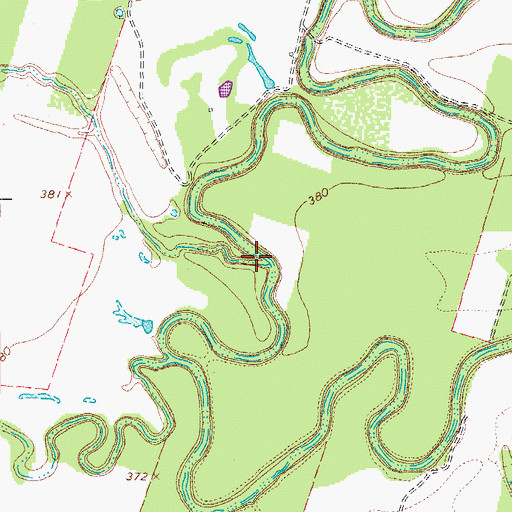 Topographic Map of Owl Hollow, TX