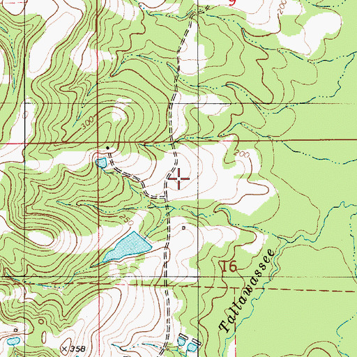 Topographic Map of Union School (historical), AL