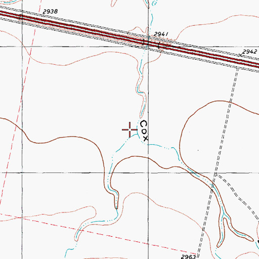Topographic Map of Paloma Draw, TX