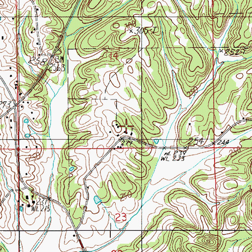 Topographic Map of Zion Chapel Church, AL