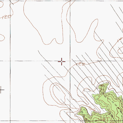 Topographic Map of Parker Creek, TX
