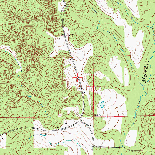 Topographic Map of Brooks School (historical), AL