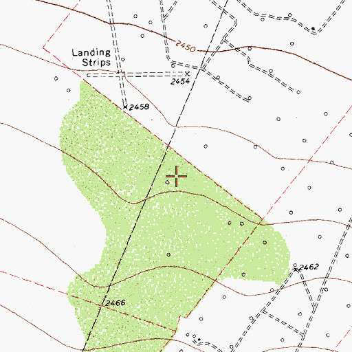 Topographic Map of Pecos Valley Oil Field, TX
