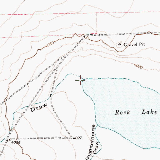 Topographic Map of Pigpen Draw, TX