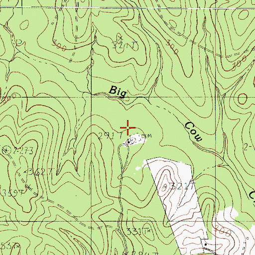Topographic Map of Pleasant Hill Church, TX