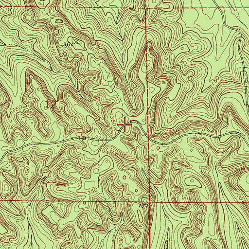 Topographic Map of Lower Scotland School (historical), AL