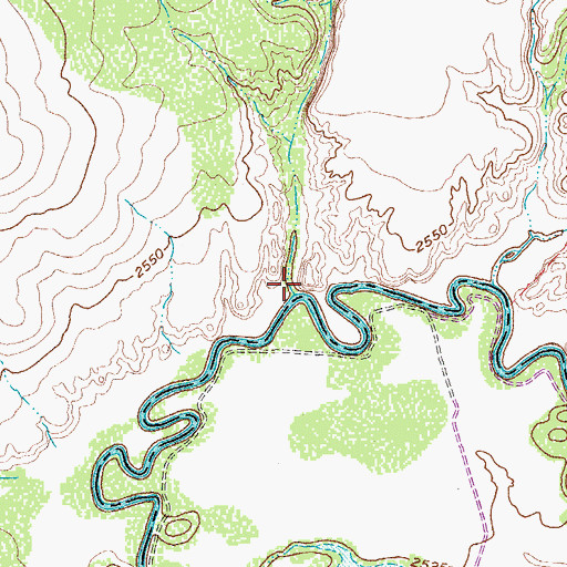 Topographic Map of Quito Draw, TX
