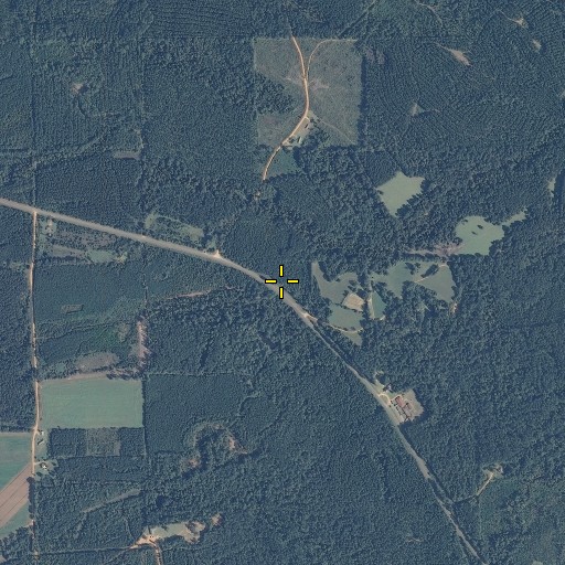 Aerial/Satellite Image of Packards Bend School (historical), AL