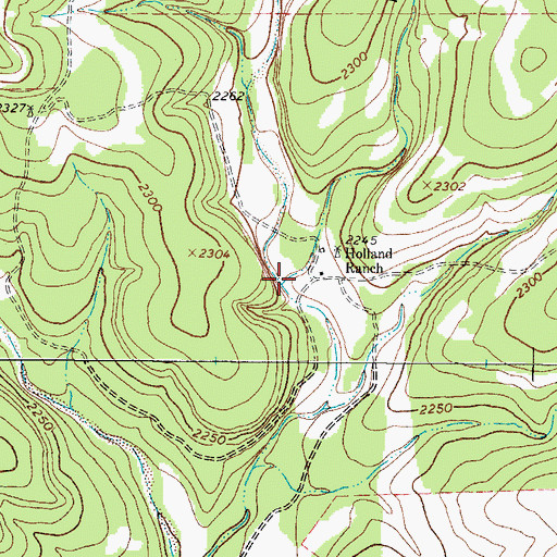 Topographic Map of Rattlesnake Draw, TX