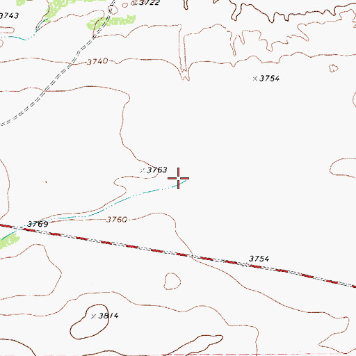 Topographic Map of Rector Canyon, TX
