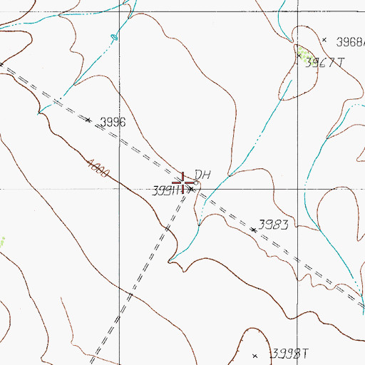 Topographic Map of Rigsby Windmill, TX