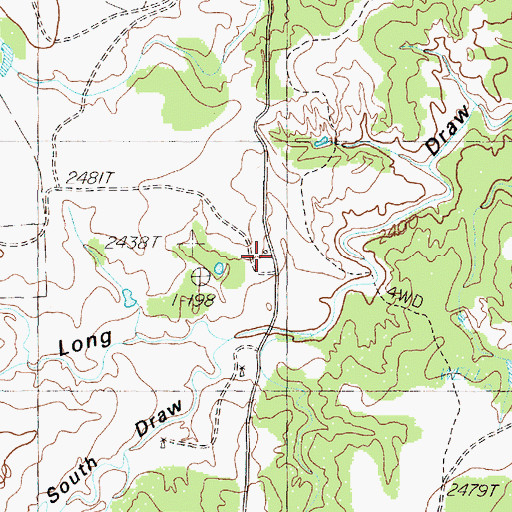 Topographic Map of Rincon School, TX
