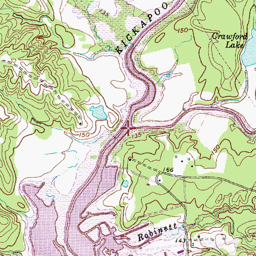 Topographic Map of Rocky Creek, TX