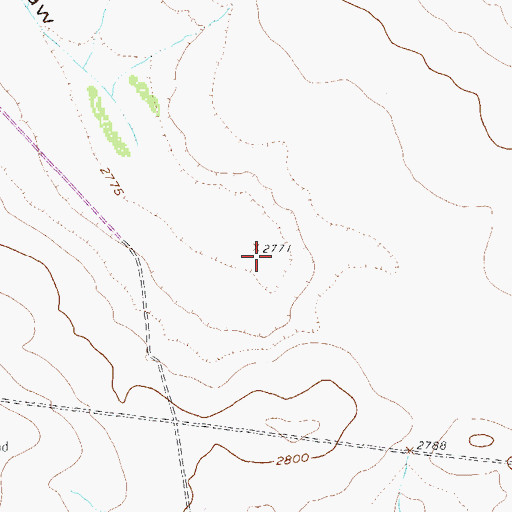 Topographic Map of Rudd Draw, TX