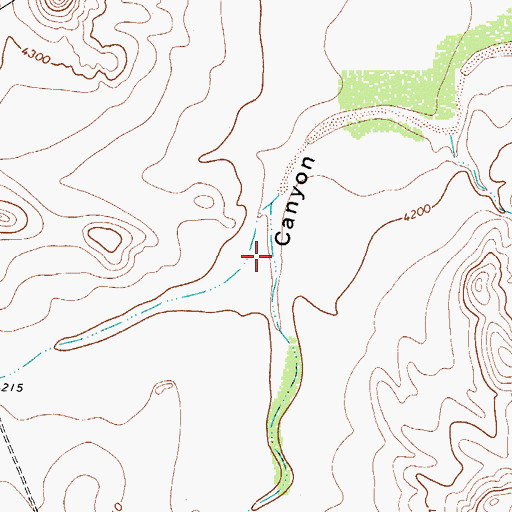 Topographic Map of Running Water Draw, TX