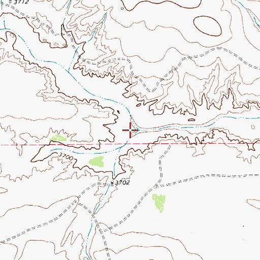Topographic Map of Running Water Draw, TX