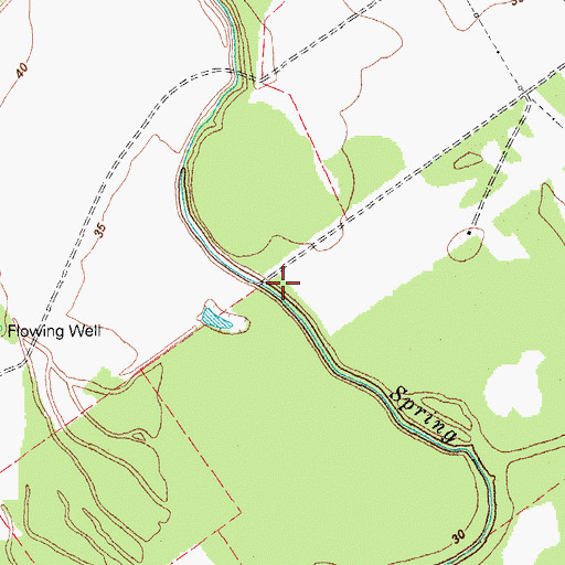 Topographic Map of Rupley Lake, TX