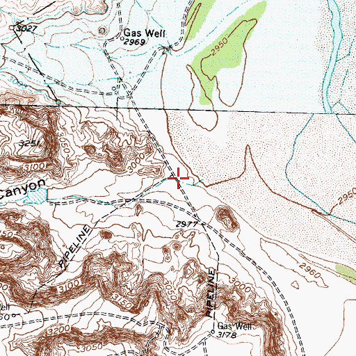 Topographic Map of Saddle Horse Canyon, TX