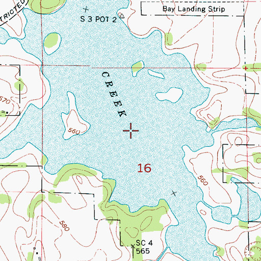 Topographic Map of Big Herd Spring, AL