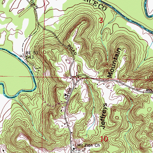 Topographic Map of Edmond, AL