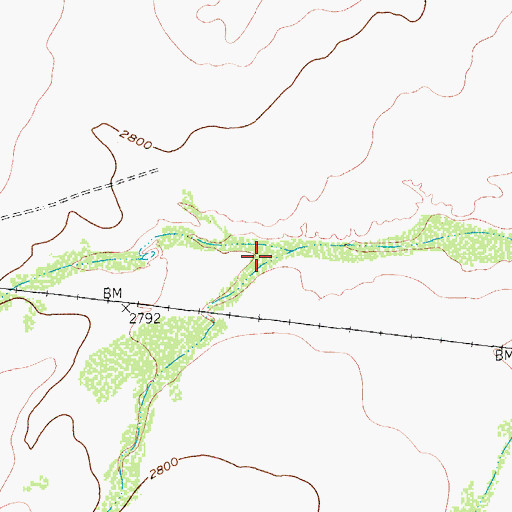 Topographic Map of Sand Bend Draw, TX